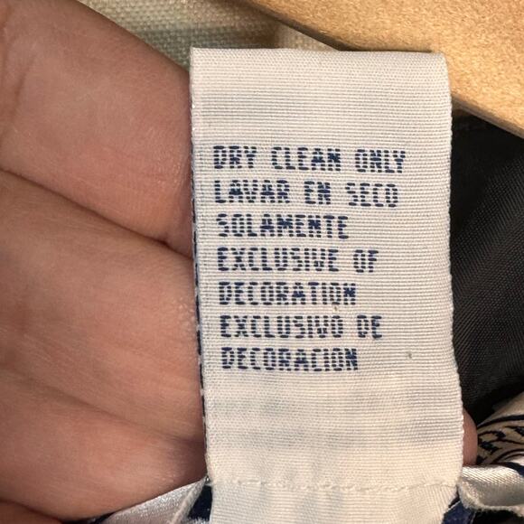 Vtg Jessica Howard Linen Sheath Dress Women's 10 Beaded Floral Dressy Summer - Picture 8 of 11